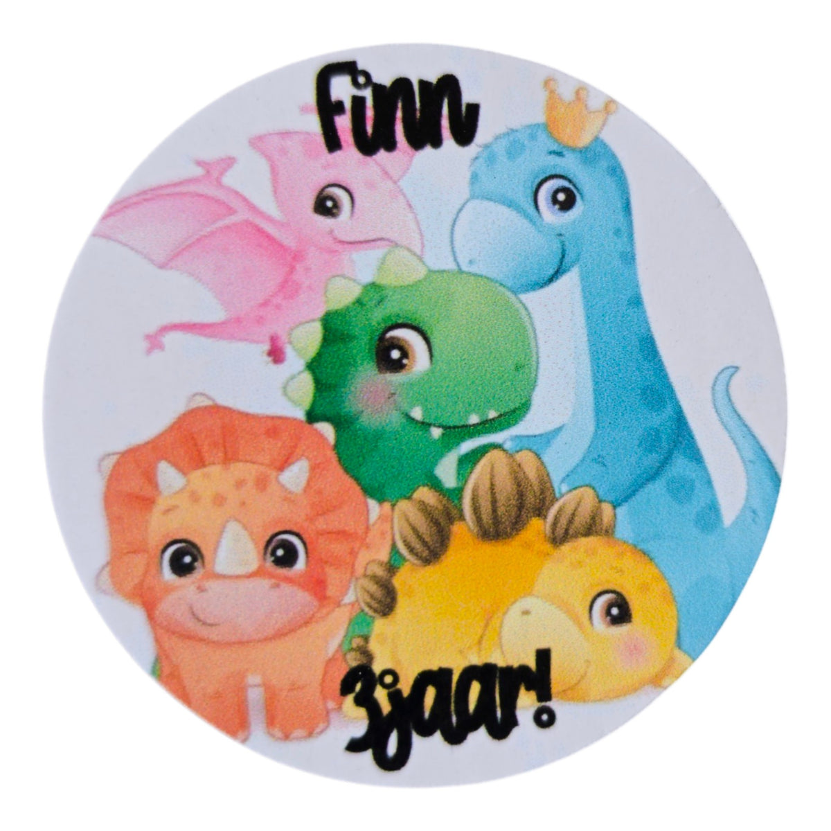 Blokzakje | Gevuld met 2 Ella's Kitchen mais sticks | Sluitsticker met naam | Goud lint | verschillende thema's