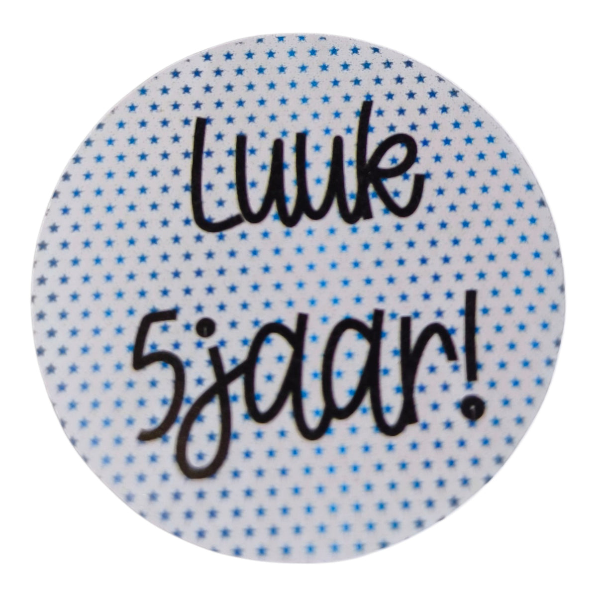 Traktatie | Snoepje | Roze | Gevuld met smarties of rozijnen | Met naam en leeftijd | Toeter