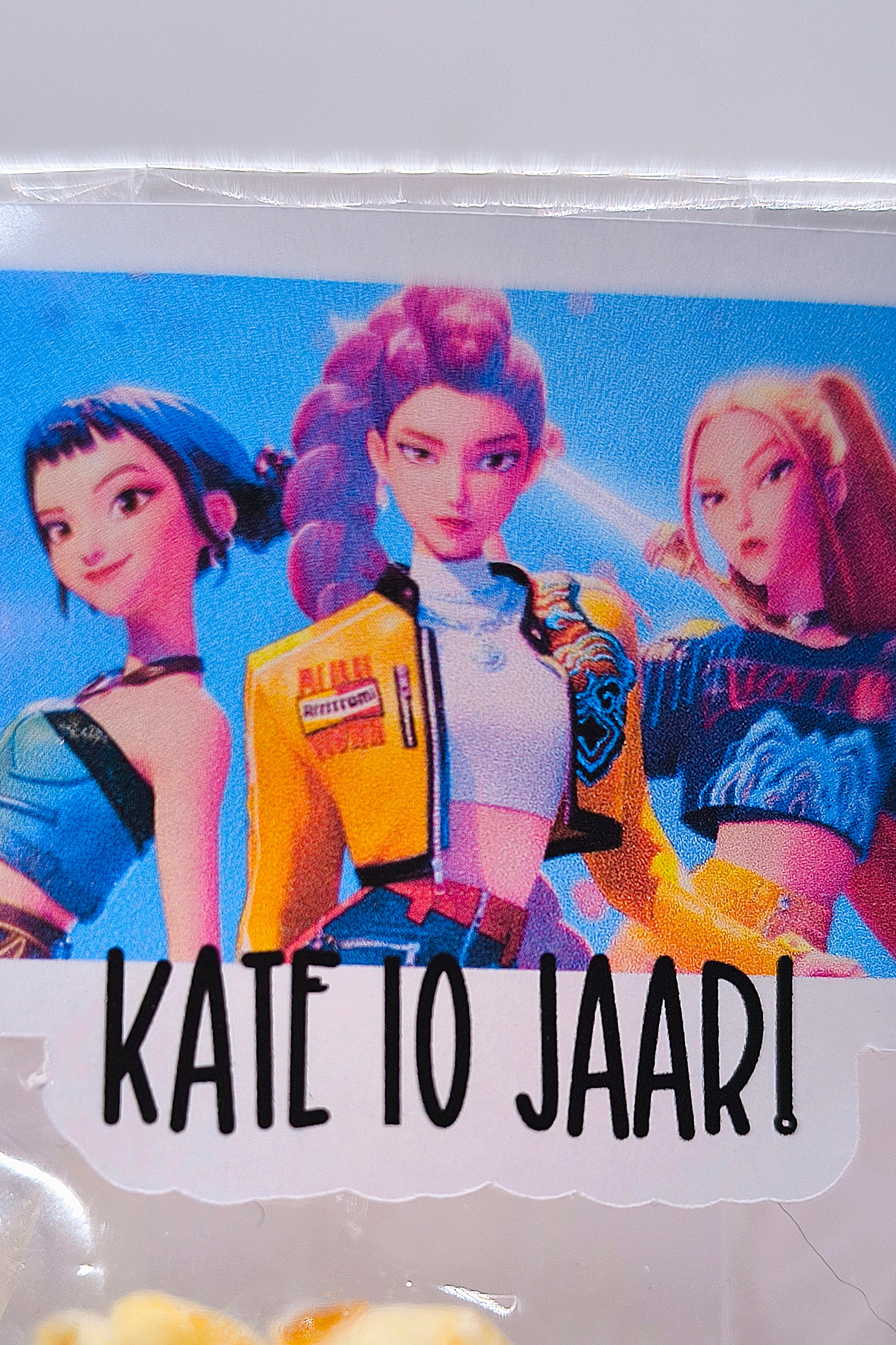 KPOP Demon Hunters Stickers (8 stuks) - Met Naam & Leeftijd - 7x5cm