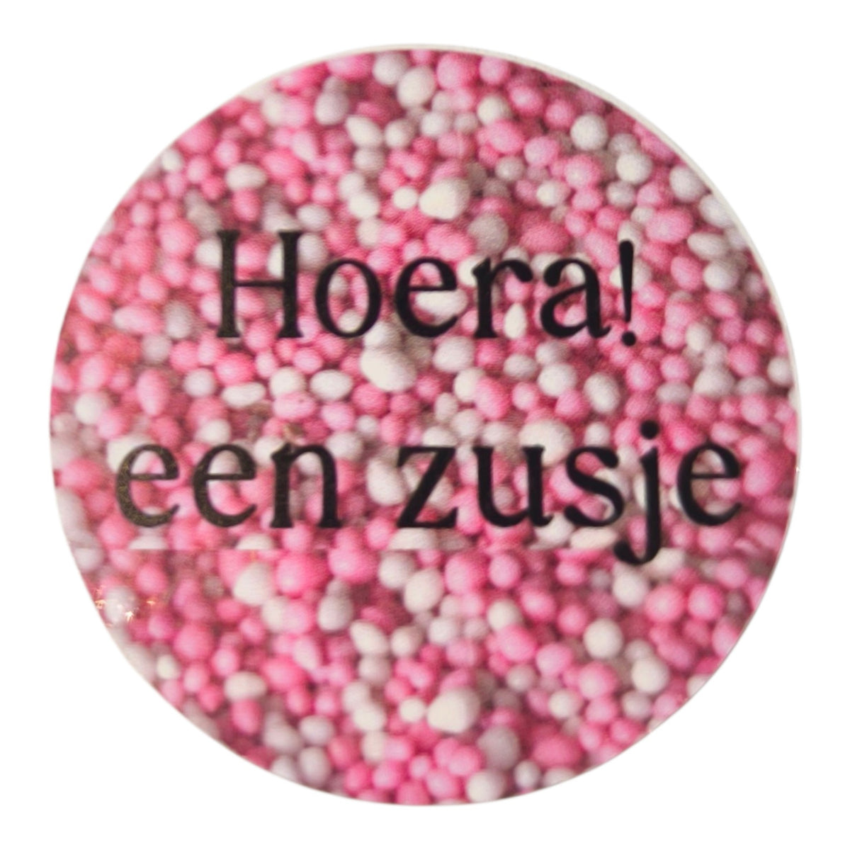 Geboorte Traktatie Meisje - Kant-en-Klaar Uitdeelcadeautje met Roze Geboortekoekje, Toeter en Confetti
