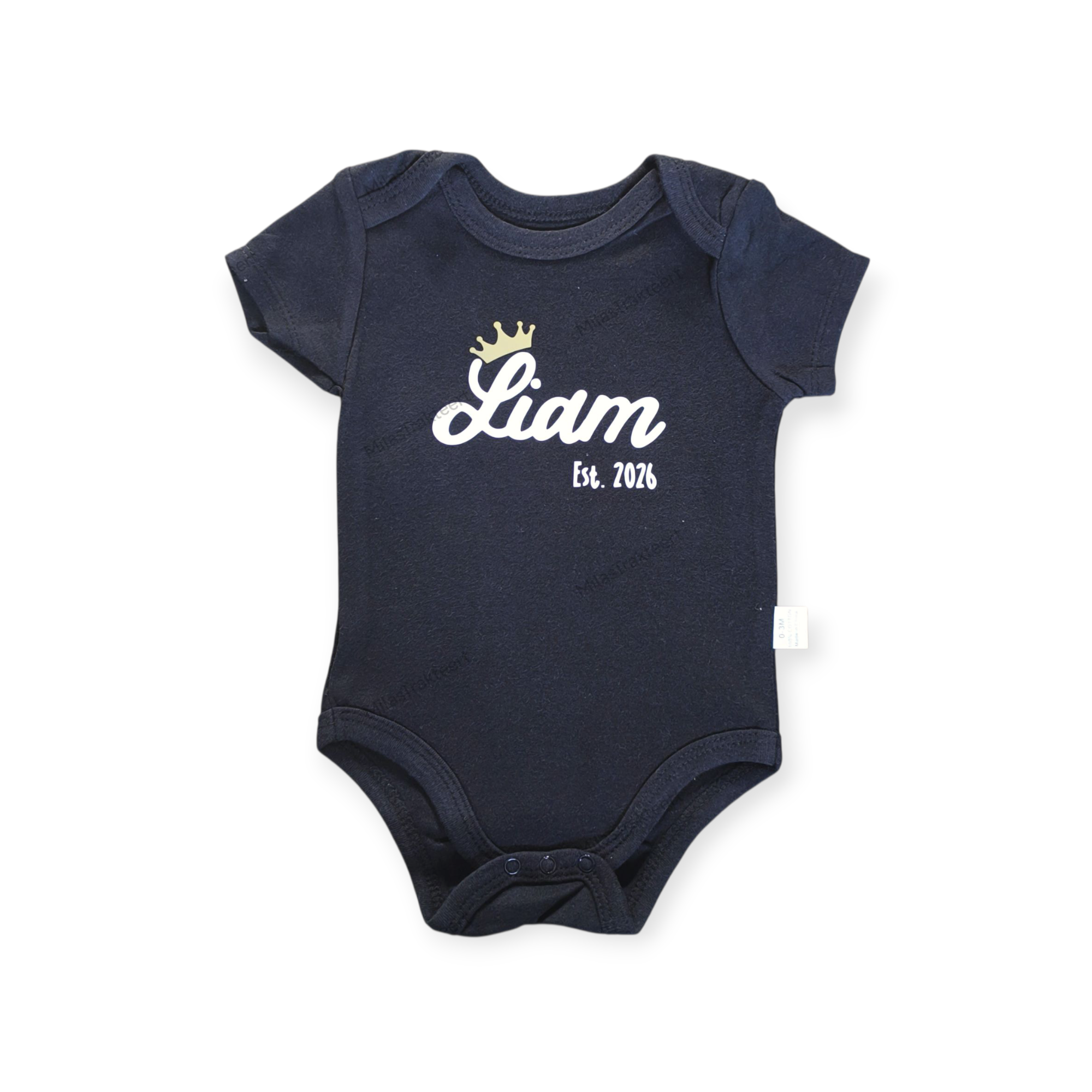 Romper-Aankondiging baby-Gepersonaliseerd