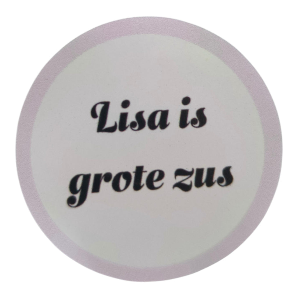 Geboorte Traktatie Meisje - Kant-en-Klaar Uitdeelcadeautje met Roze Geboortekoekje, ballon en Confetti -Gepersonaliseerd met naam