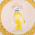 Blokzakje | Gevuld met 2 Ella's Kitchen mais sticks | Sluitsticker met naam | Goud lint | verschillende thema's